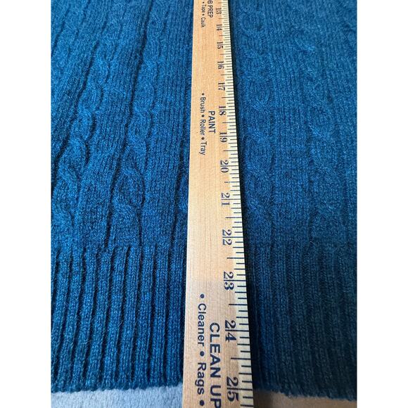 Burberry Vintage Blue men's Sweater size Small Made in England 100% Wool - Picture 4 of 5